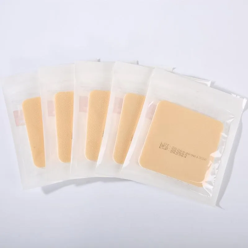 Capa de vendaje de contacto de silicona de espuma funcional