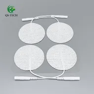 Almohadillas de Electrodos de Reemplazo Redondas Almohadillas de Electrodos No Tejidas para Unidad Tens