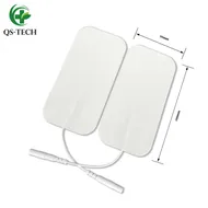 Parches de Electrodos de Reemplazo para Unidad TENS 5X10cm Almohadillas de Gel Parches TENS Almohadillas de Electrodos