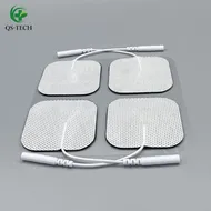 Electrodos de almohadilla autoadhesivos reutilizables para fisioterapia, electrodos para estimulador muscular masajista