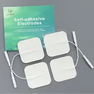 Máquina de terapia de pin cuadrado personalizado 5*5cm masajista electrónico almohadillas de electrodo ECG autoadhesivas electrónicas
