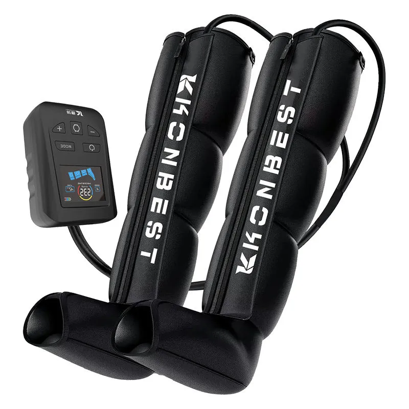 Botas de recuperación de compresión de aire personalizadas para pies y piernas, masajista de presión