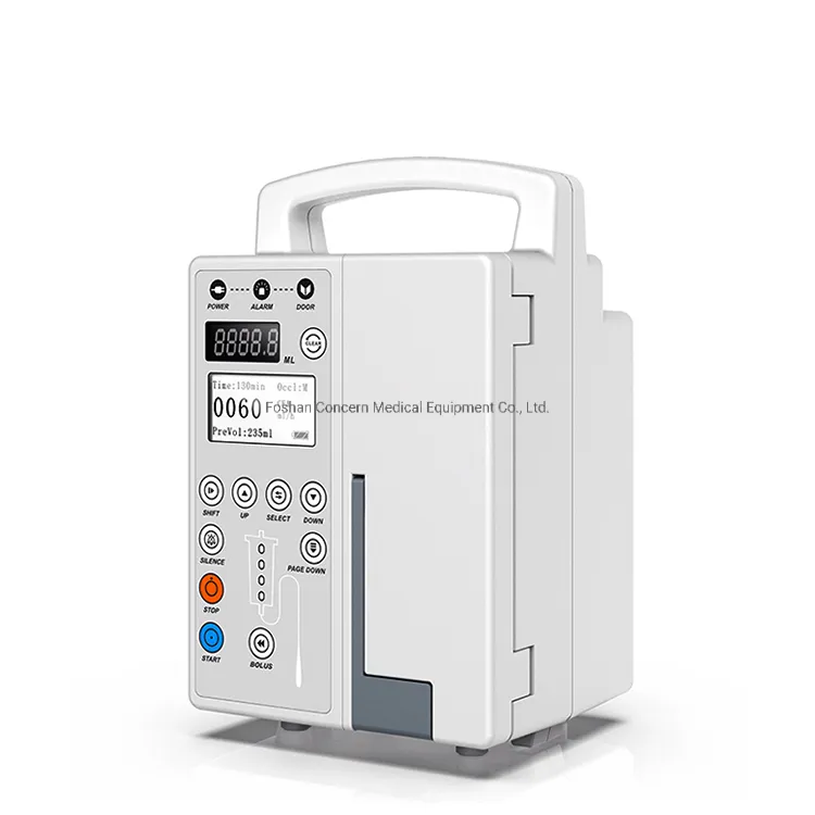 Sala de cirugía médica del hospital bomba de infusión