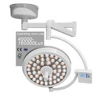Operación Iluminación LED500 LED700 Lámpara Quirúrgica Eléctrica Plástica Sin Sombra Montada en el Techo para Hospitales Clínicas Sala de Cirugía manual Fuente Metal