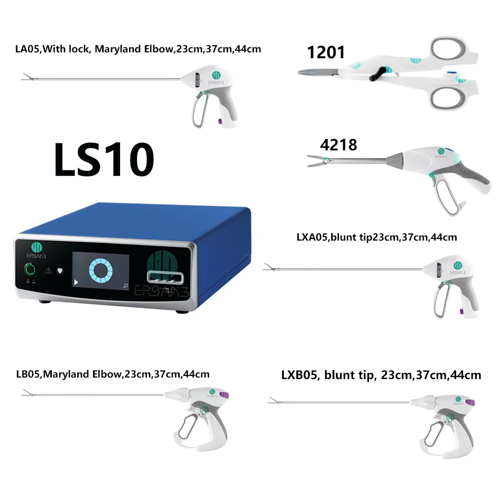 Instrumento de sellado de vasos Ligasure para cierre de vasos plásticos