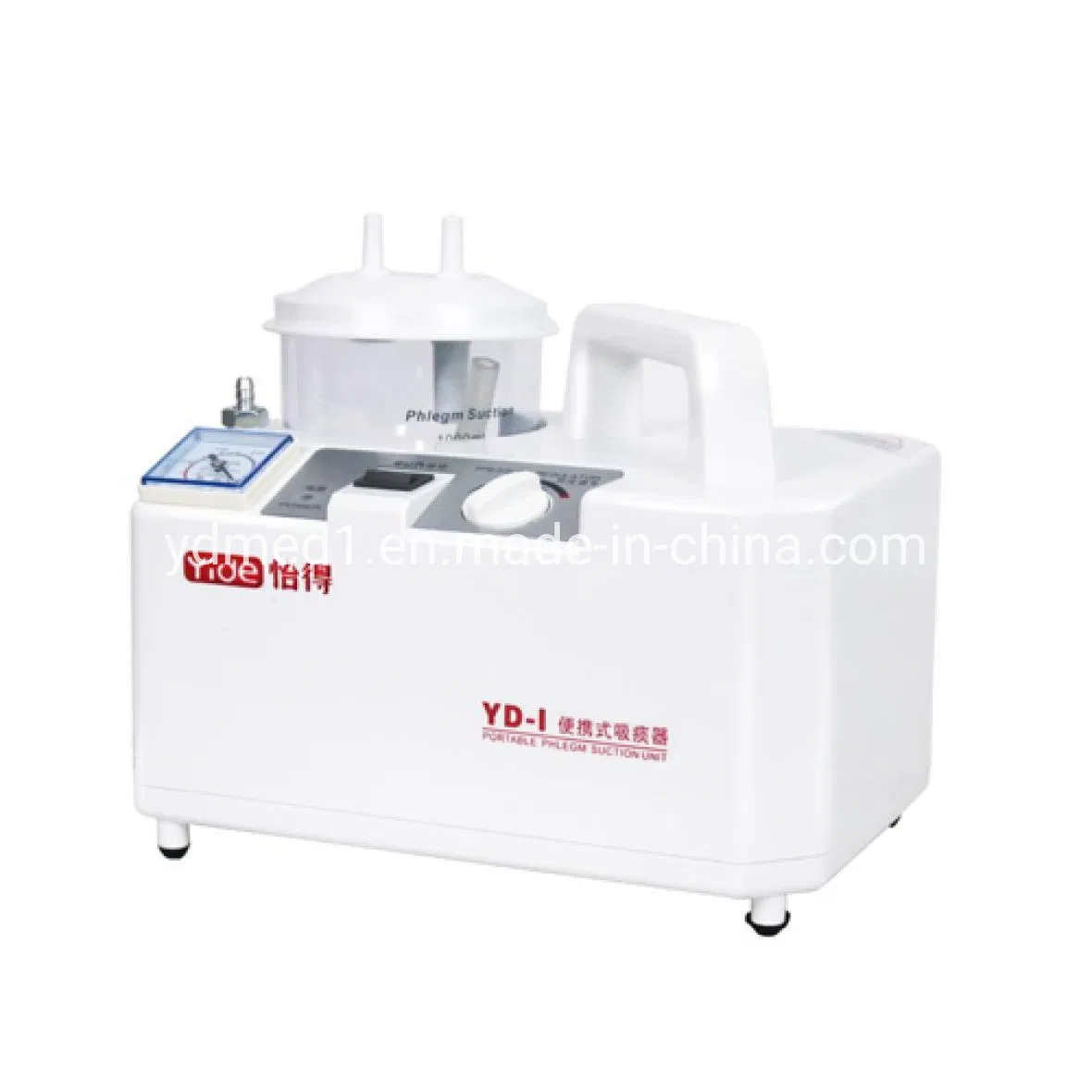 220V Unidad de Succión de Flema Eléctrica Aspirador de Esputo para Hogar con Bomba de Lubricación Sin Aceite