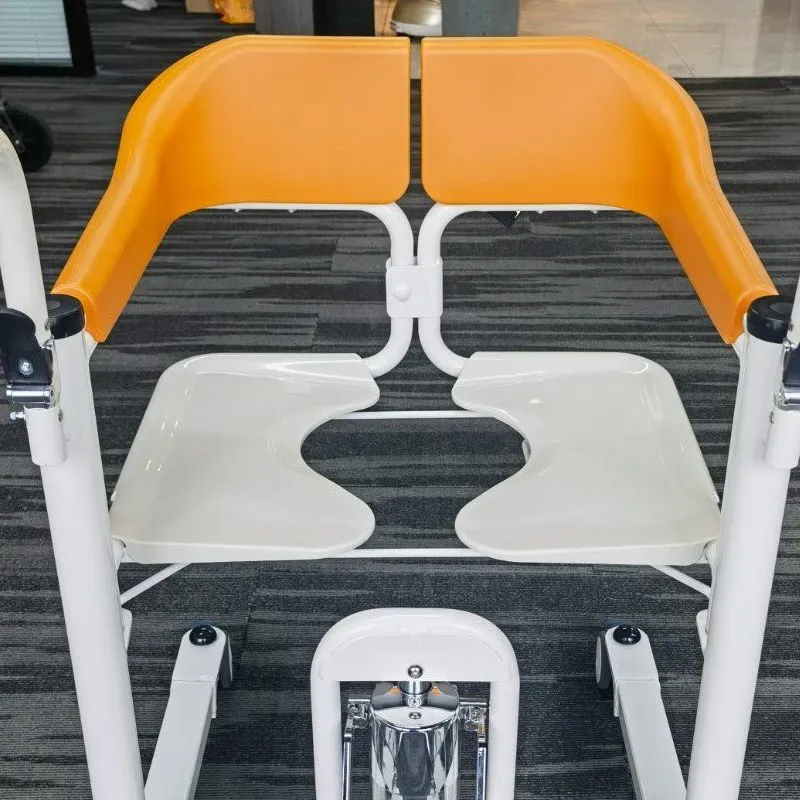 Silla de transferencia hidráulica manual fácil para pacientes postrados en cama