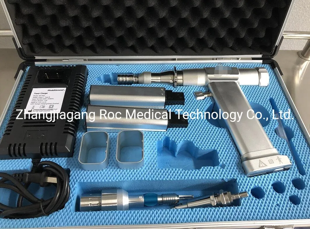 Sistema de Taladro Quirúrgico de Alta Velocidad Craniotomo Conjunto de Potencia/Sistema de Taladro para Craniotomía/Sistema de Taladro Eléctrico Ortopédico Craneal para Cirugía Cerebral