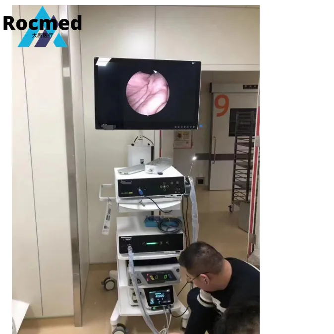 24 Examen de Pantalla de Pulgadas Juego de Instrumentos Quirúrgicos de Laparoscopia Juego Completo de Laparoscopia Endoscopia Médica Cirugía Juego de Instrumentos Laparoscópicos