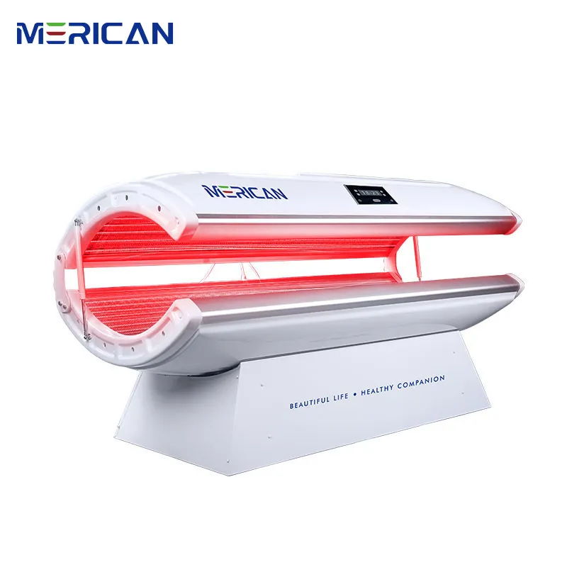 Cama de terapia de luz roja de cuerpo completo Merican para el acné y el cuidado de la piel