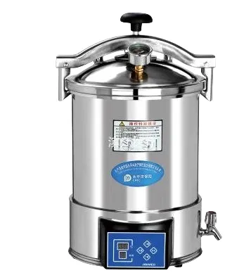 18L Esterilizador de vapor a presión portátil, máquina de autoclave automática con microordenador Yx-18HDD