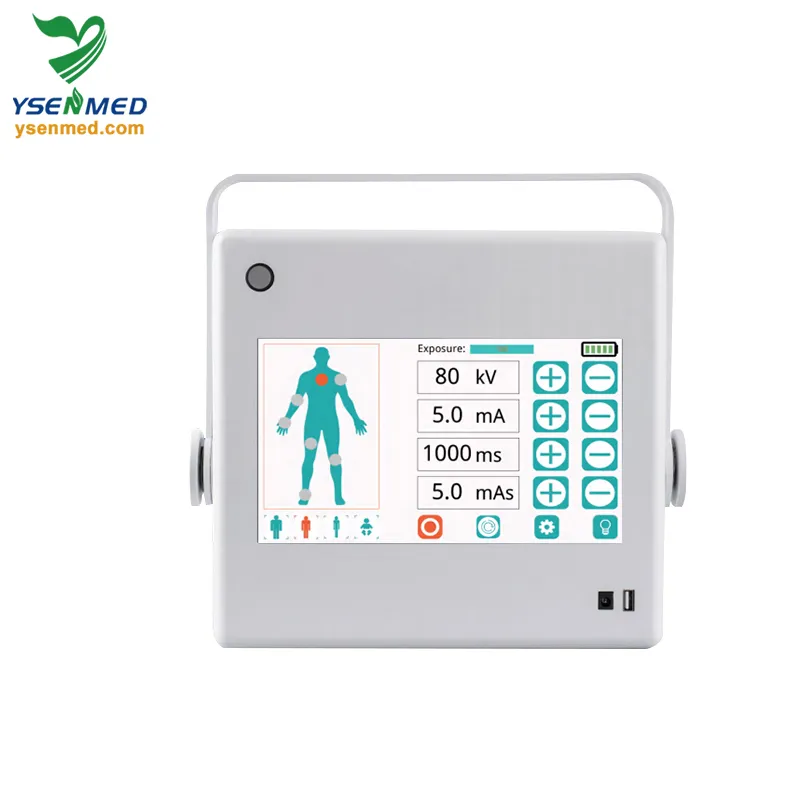 Ysx010-PF Equipos Médicos 1kw Máquina de Rayos X Portátil Máquina de Rayos X de Alta Frecuencia Portátil
