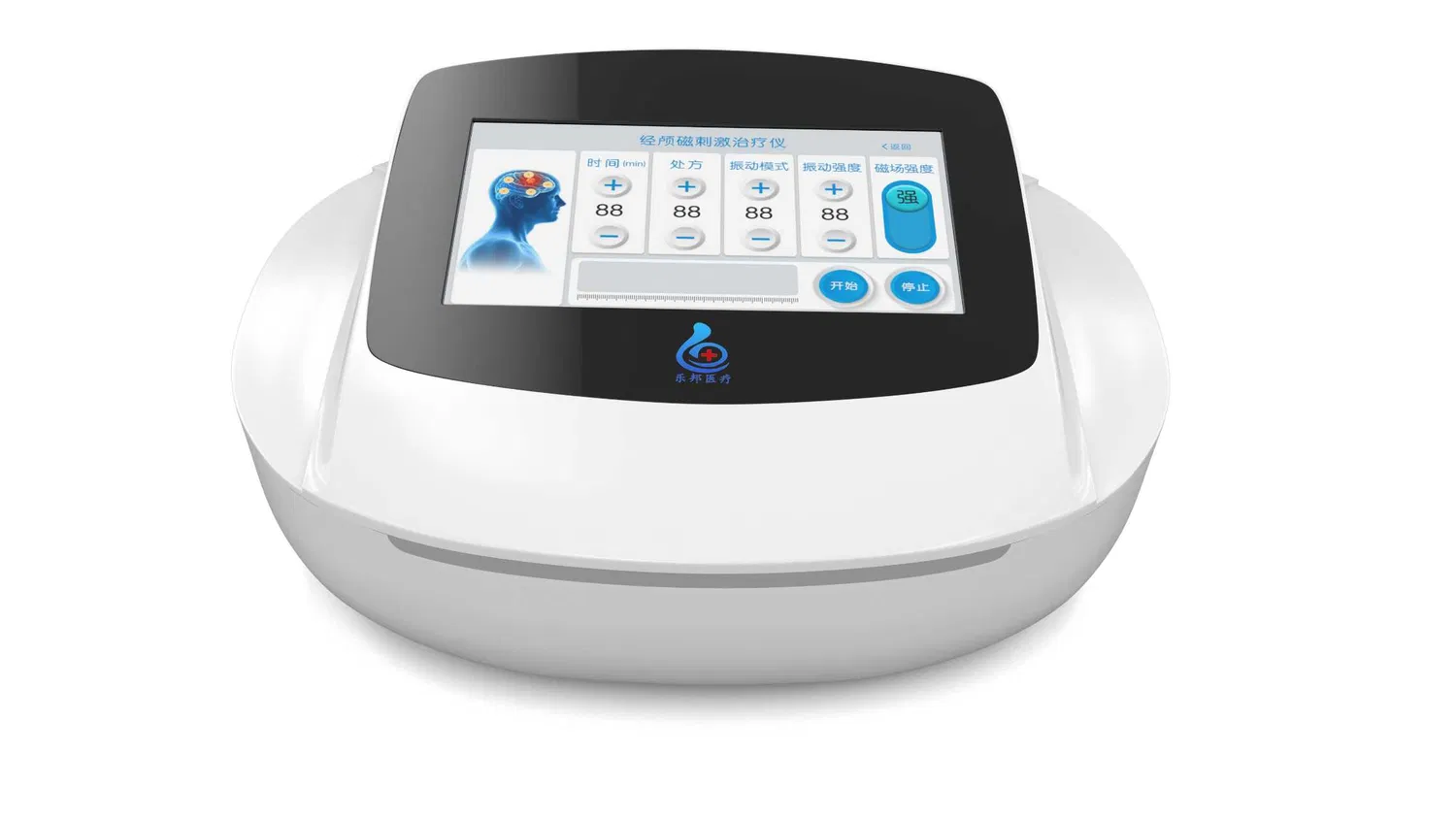 Tratamiento Rtms Tms para aliviar el dolor en pacientes con parálisis cerebral y accidente cerebrovascular, dispositivo de terapia electromagnética