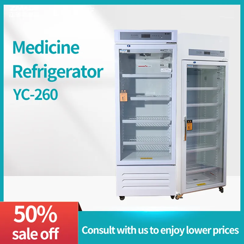 Refrigerador de farmacia Zmade 260L con tecnología avanzada de refrigeración médica