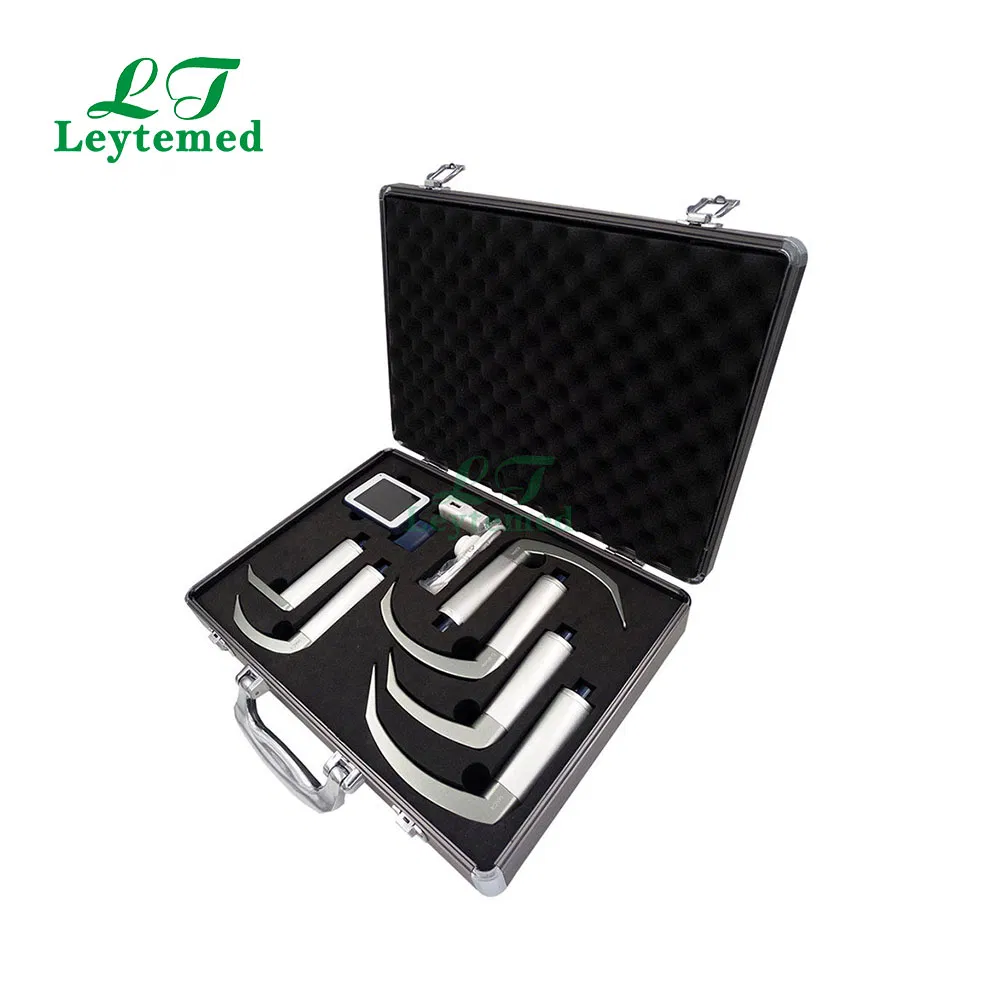 Ltev01 Laringoscopio video médico portátil 3-Inch con hoja reutilizable
