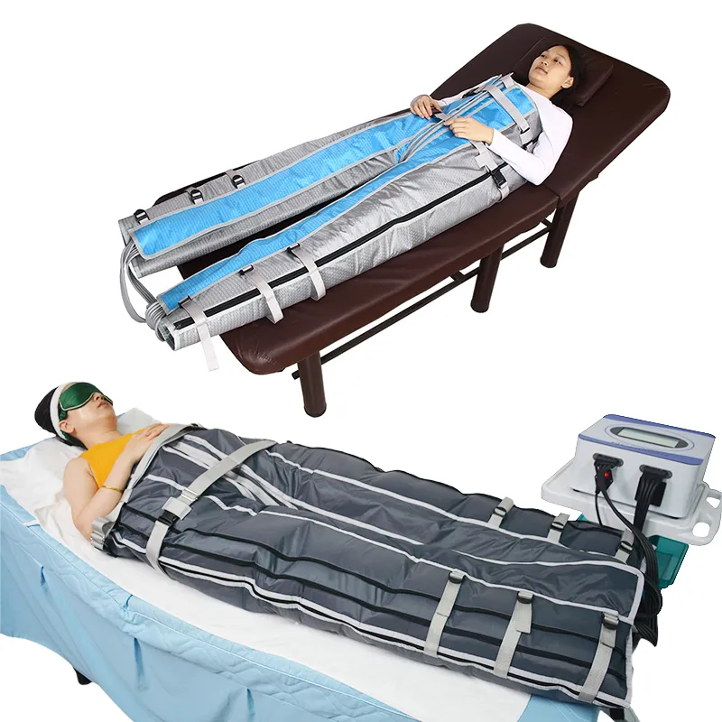 Suministros de atención médica presoterapia botas de recuperación de compresión de aire para piernas y pies masajista de linfedema