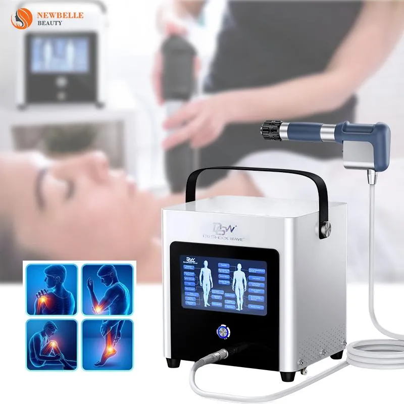 10 Bar Eficacia de Atención Médica Trastornos Musculoesqueléticos Tratamiento No Invasivo Equipos Portátiles de Terapia de Ondas de Choque Equipos de Fisioterapia Eswt