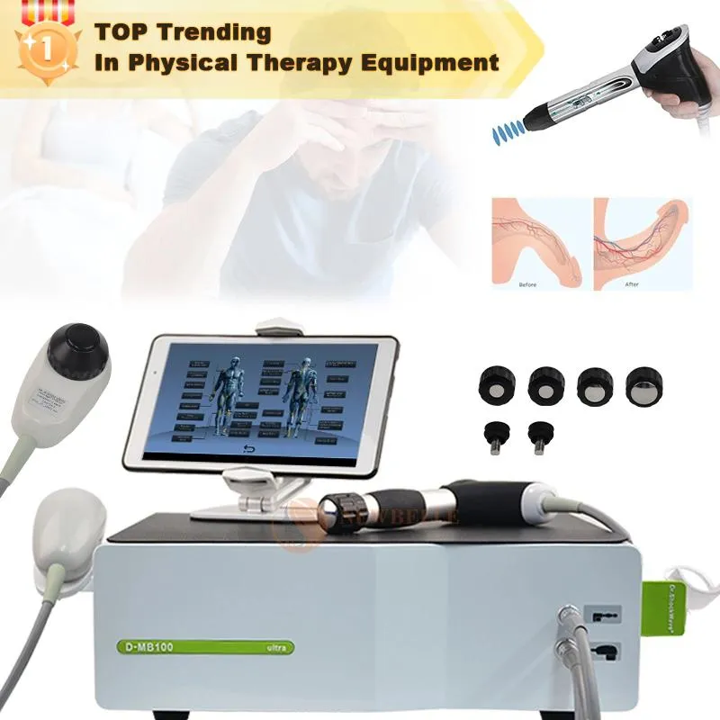 Dispositivo de disfunción eréctil, fisioterapia, equipo de ondas de choque, máquina de terapia física de ondas de choque, alivio del dolor ESWT