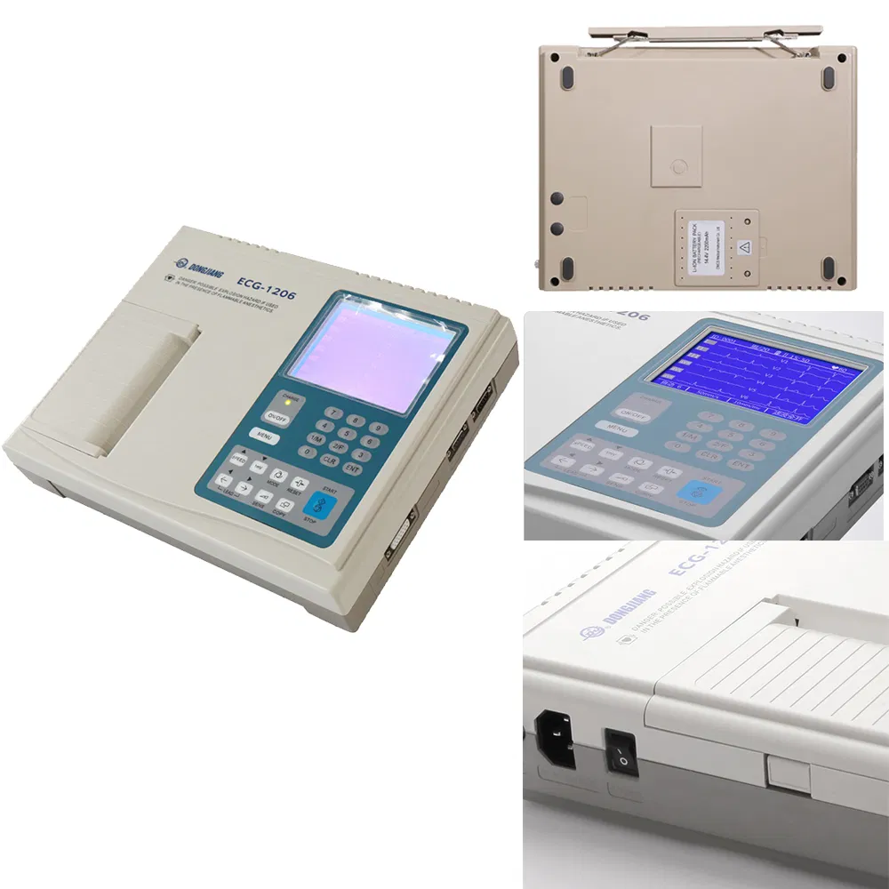 Buena Calidad 6 Máquina de ECG/EKG a Precio Barato