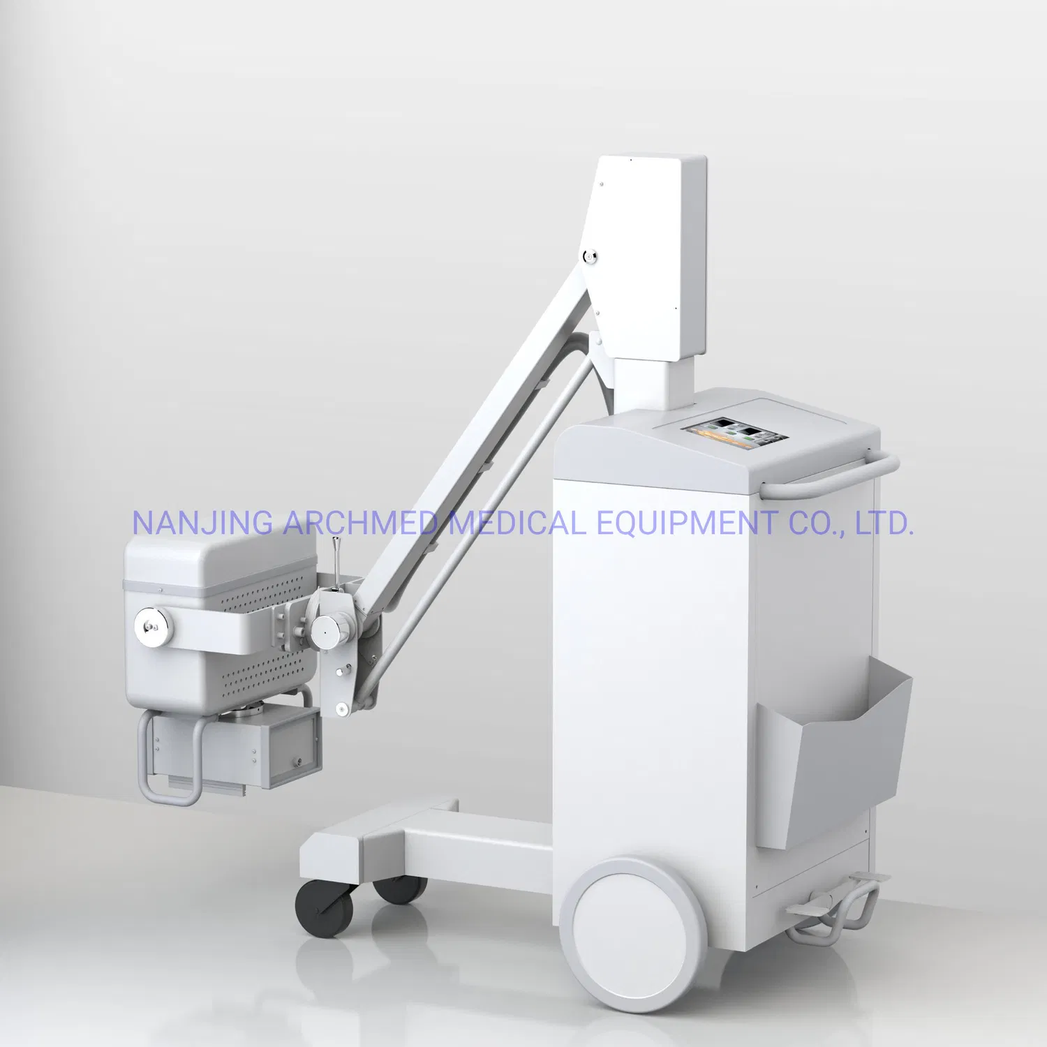 Equipo Médico de Fábrica Original Máquina de Rayos X Móvil de Alta Frecuencia con Pantalla Táctil de 8 Pulgadas