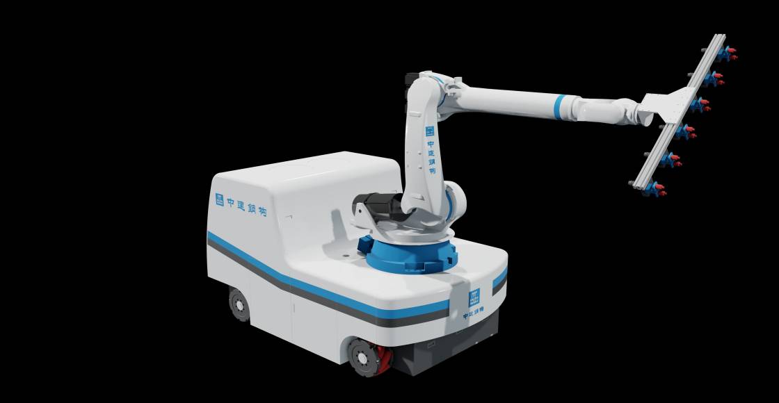 宽幅面激光除锈机器人