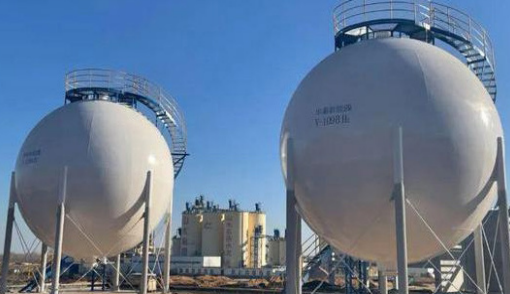 kugelförmiger Wasserstoffspeichertank