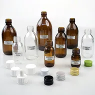 Кастомизированные 30ml 60ml 125ml 150ml 200ml 250ml 300ml 500ml янтарные стеклянные бутылки для сиропа с пластиковыми крышками