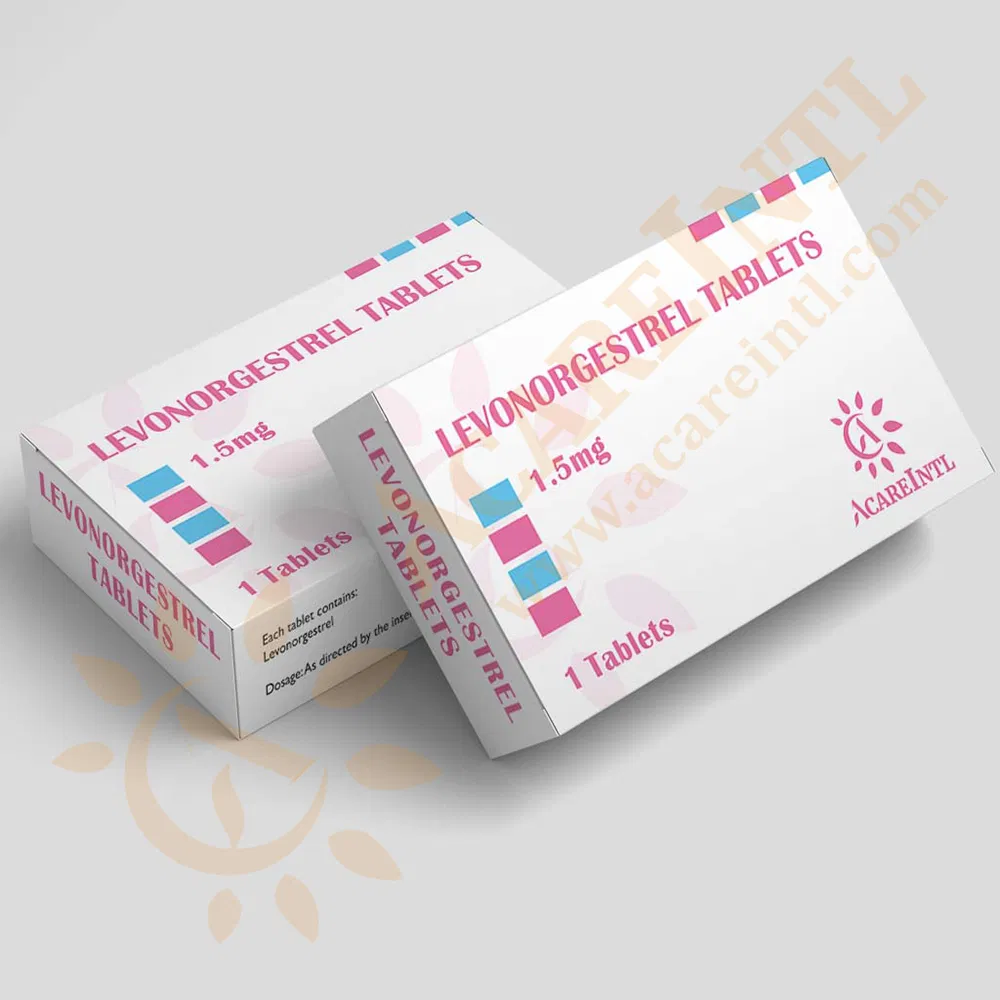Таблетки левоноргестрел 0.75mg/1.5mg для пероральной экстренной контрацепции - Shenzhen Acare International Industrial Co., Ltd. ‎