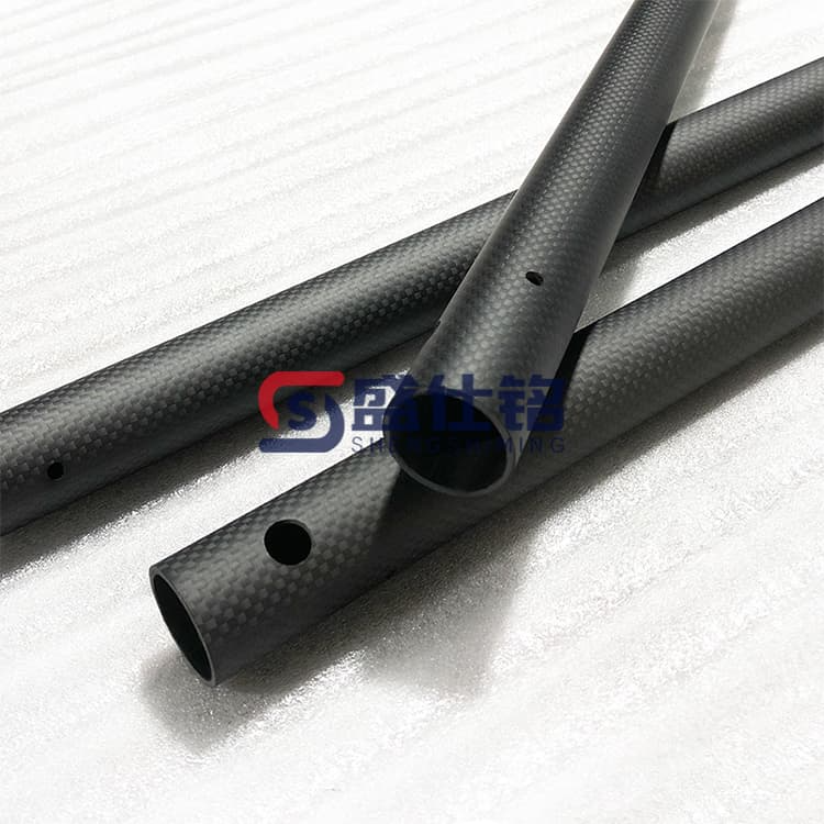 定制碳纤维圆管CNC加工  高强度轻量化 适配机械装配