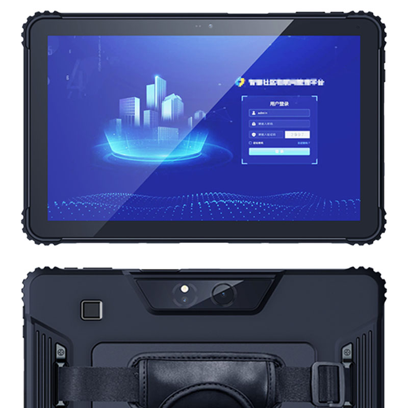 工厂直销10英寸安卓三防平板电脑带FHD 5G USB3.0，工业级三防平板电脑，带NFC、指纹识别和二维条码扫描器