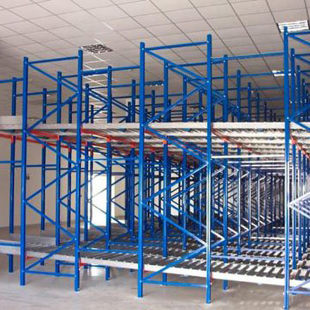 后推式货架系统