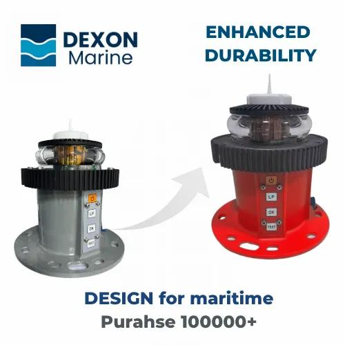 256种闪烁模式LED海洋灯,最高可达11海里可见度,5种颜色选项