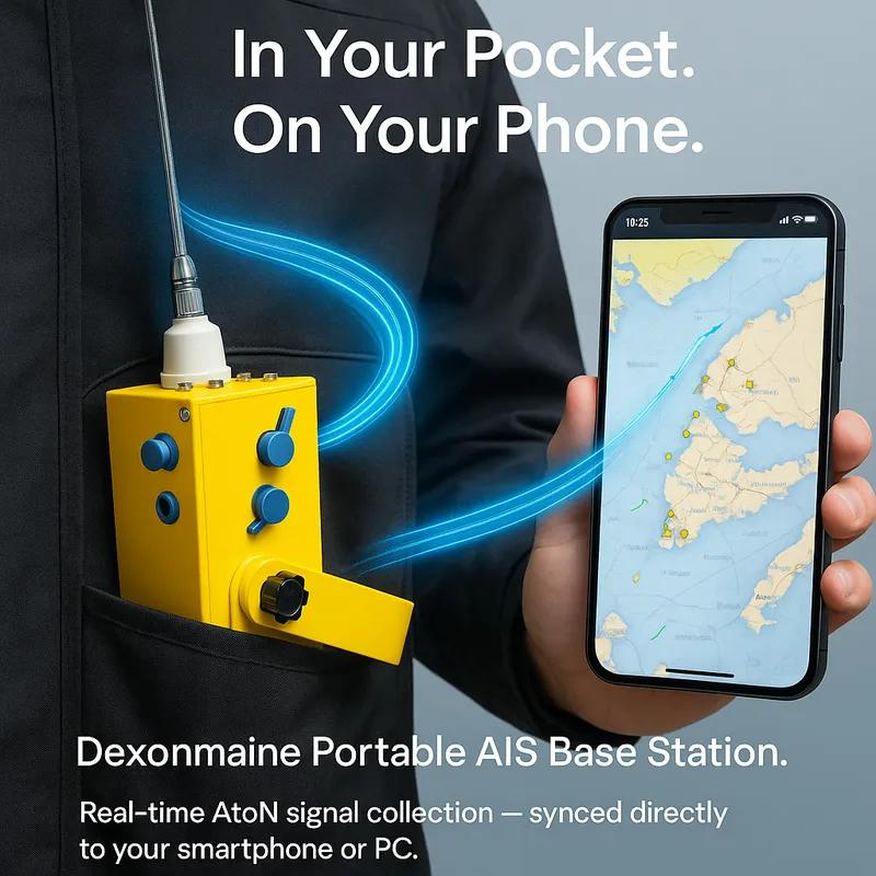 IP68便携式AIS基站可充电AIS导航基站