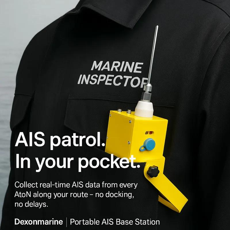 IP68便携式AIS基站可充电AIS导航基站