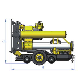 轨轮式天井钻机