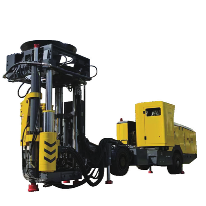 轮胎式切割槽天井钻机