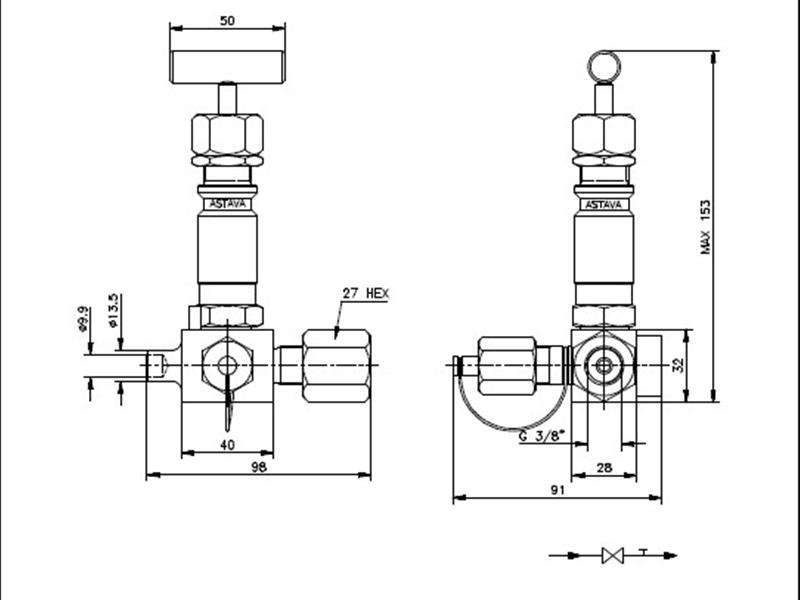 183-28压力计核波纹管密封阀