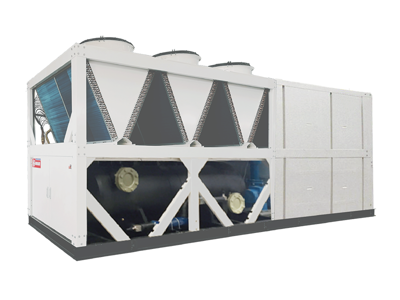 一体式蒸发冷螺杆空气源热泵