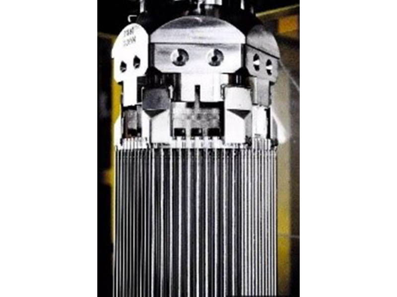 Nuclear reactor ash control tungsten rod