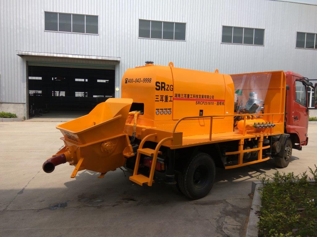 车载式多喷头湿喷机