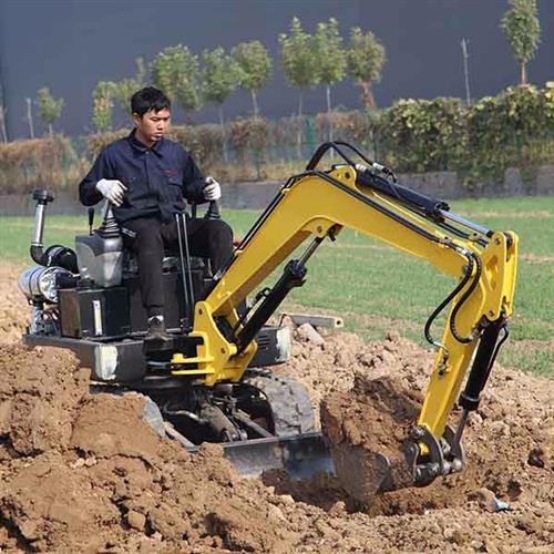 15小型履带式液压挖掘机