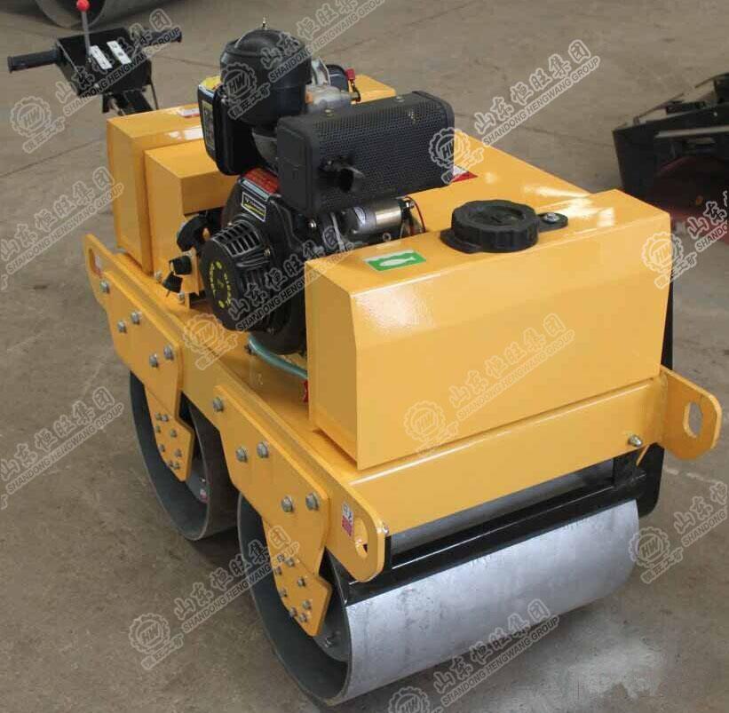 手扶双轮压路机