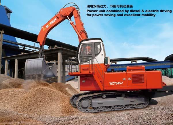 双核动力抓钢抓料机