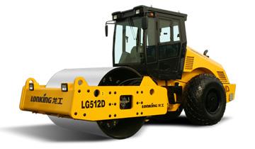 全液压单钢轮振动压路机LG512D
