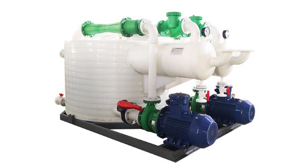 双联-全塑卧式水喷射真空机组