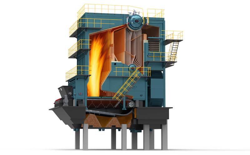SHL生物质散装链条炉排蒸汽锅炉