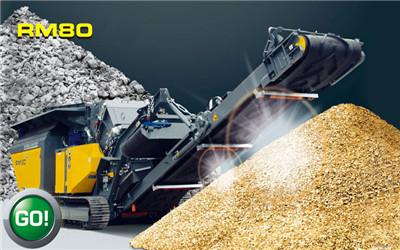 履带移动式反击破碎系统RM80 GO