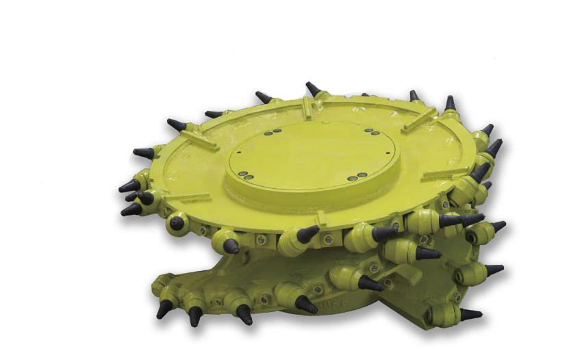 强力高效采煤机螺旋滚筒