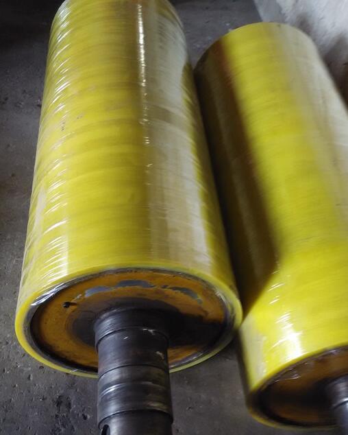 矿用大型托辊包胶（聚氨酯）
