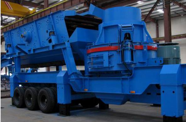 冲击移动破碎站